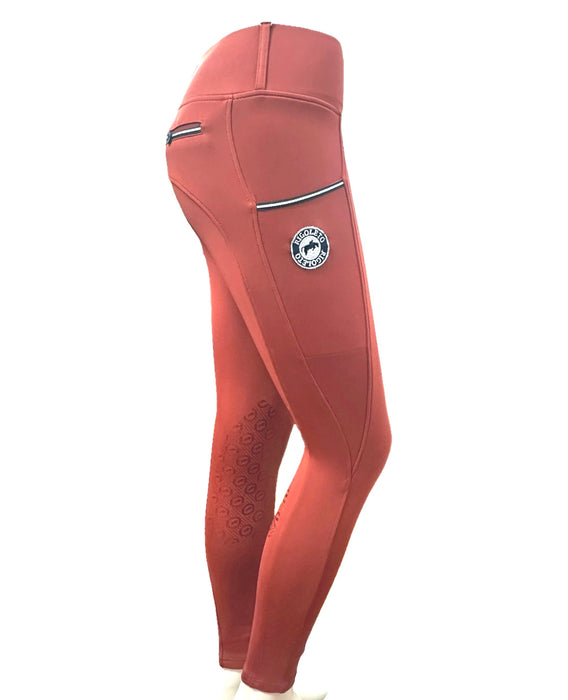RIGOLETO BARBARA LEGGINGS LADY BRICK