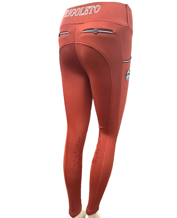 RIGOLETO BARBARA LEGGINGS LADY BRICK