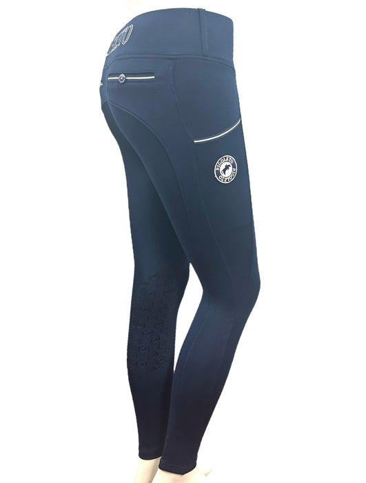 RIGOLETO BARBARA LEGGINGS LADY NAVY BLUE