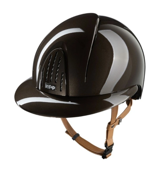 KEP Capacete SMART NOVA M BROWN METAL POLISH BEIGE STRAP – POLO