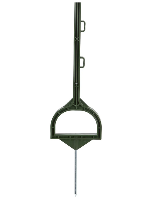 Poste PVC VERDE com ponta aço - 150cm - Conj.20
