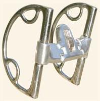 MM D-Ring Snaffle Bit with bridle loops 55