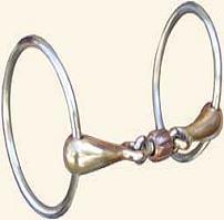 MM Loose Ring French Link Roller Snaffle 55 D=70